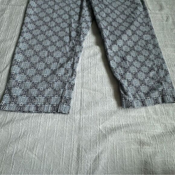 Dockers Womens Capri Blue White Cotton Pants Pockets SZ 10 - Picture 6 of 11